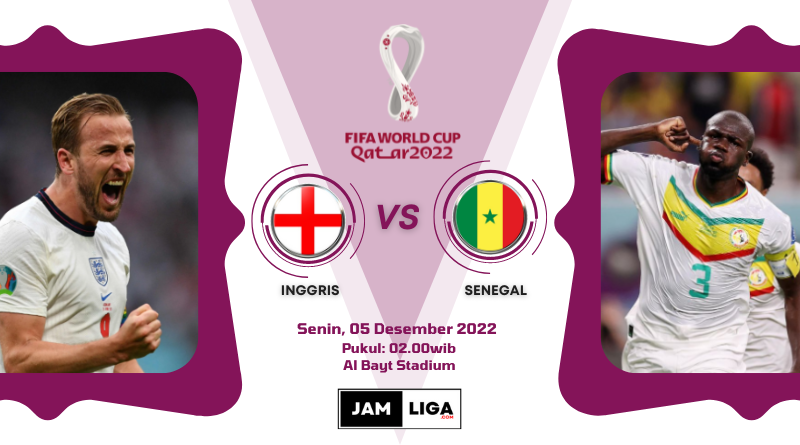 Prediksi Inggris vs Senegal 05 Desember 2022